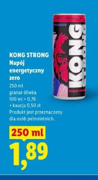 Kong Strong Napój energetyczny zero