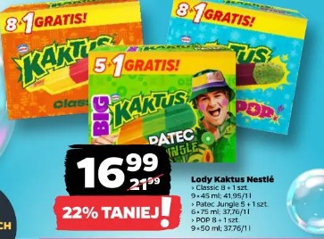 Lody Kaktus Nestlé