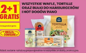 Wszystkie wafle, tortille oraz bułki do hamburgerów i hot dogów Pano