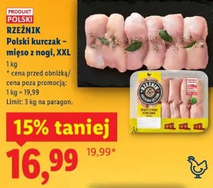 Rzeźnik Polski kurczak – mięso z nogi, XXL