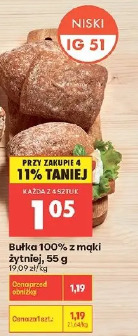 Bułka 100% z mąki żytniej