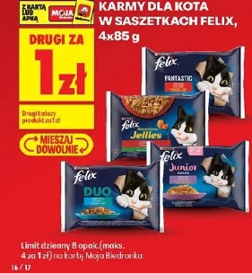 Karmy dla kota w saszetkach Felix
