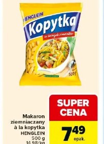 Makaron ziemniaczany à la kopytka Henglein