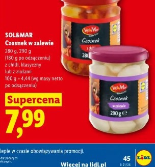 Sol&Mar Czosnek w zalewie
