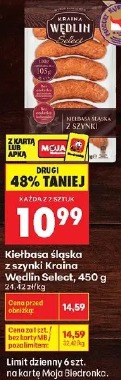 Kiełbasa śląska z szynki Kraina Wędlin Select