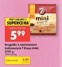 Rogaliki z nadzieniem kakaowym 7 Days mini