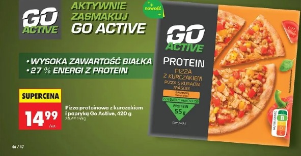 Pizza proteinowa z kurczakiem i papryką Go Active