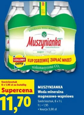 Muszynianka Woda mineralna magnezowo-wapniowa
