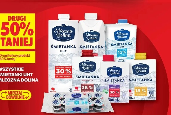 Wszystkie śmietanki UHT Mleczna Dolina