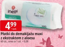 Płatki do demakijażu maxi z ekstraktem z aloesu Inell