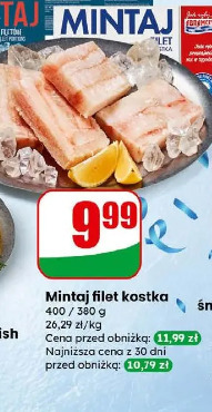Mintaj filet kostka