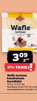 Wafle tortowe kwadratowe EuroWafel