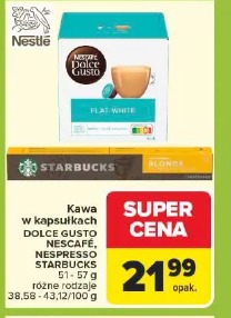 Kawa w kapsułkach DOLCE GUSTO, NESPRESSO STARBUCKS