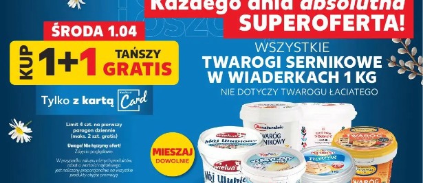 Wszystkie twarogi sernikowe w wiaderkach 1 kg