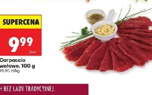 Carpaccio wołowe