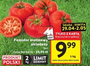 Pomidor malinowy układany