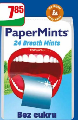 Listki miętowe odświeżające PaperMints