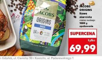 Jacobs Origins Kawa ziarnista różne rodzaje