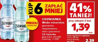 Cisowianka woda mineralna