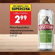 Piwo Kasztelan niepasteryzowane