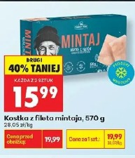 Kostka z fileta mintaja