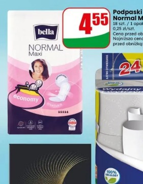 Podpaski Bella Normal Maxi Economy