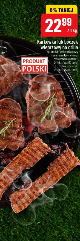 Karkówka lub boczek wieprzowy na grilla