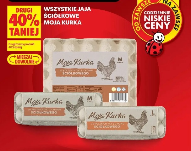 Wszystkie jaja ściółkowe Moja Kurka