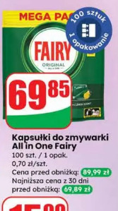 Fairy All in One kapsułki do zmywarki