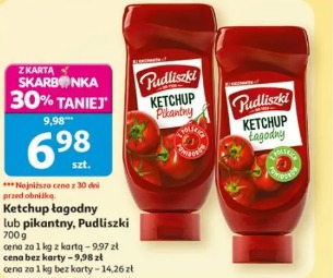 Ketchup łagodny lub pikantny, Pudliszki