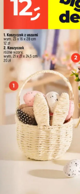 Koszyczek z uszami