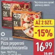 Pizza 'Ah Pizza pepperoni diavolo/mozzarella