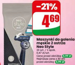 Maszynki do golenia męskie 2 ostrza Neo Style