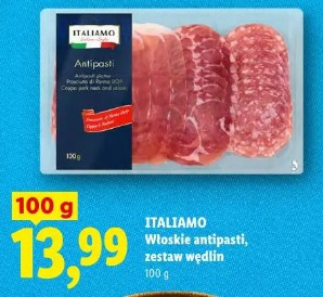 ITALIAMO Włoskie antipasti, zestaw wędlin