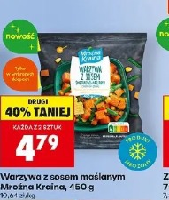 Warzywa z sosem maślanym Mrożna Kraina