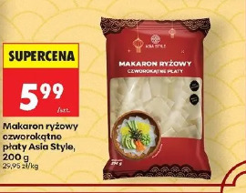 Makaron ryżowy czworokątne płaty Asia Style