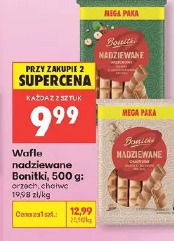 Wafle nadziewane Bonitki