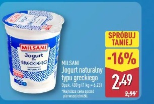 MILSANI Jogurt naturalny typu greckiego
