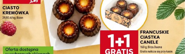 Francuskie ciastka canele Birzu Duona