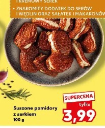 Suszone pomidory z serkiem