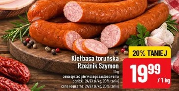 Kiełbasa toruńska Rzeźnik Szymon