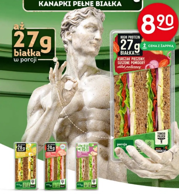 Kanapki pełne białka