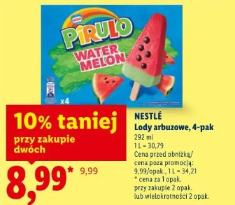 Nestlé Lody arbuzowe, 4-pak