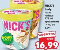 Nick's Lody różne smaki