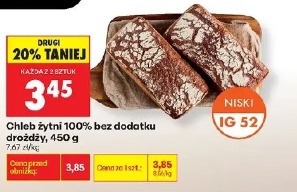 Chleb żytni 100% bez dodatku drożdży