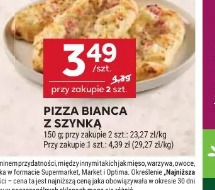 Pizza bianca z szynką