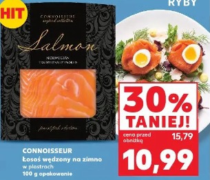 Connoisseur Łosoś wędzony na zimno w plastrach