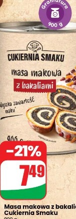Masa makowa z bakaliami Cukiernia Smaku