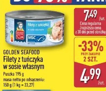 Golden Seafood Filety z tuńczyka w sosie własnym