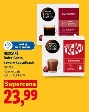 NESCAFÉ Dolce Gusto, kawa w kapsułkach